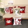 Country Christmas Sequin Pillowcase Single-sided Car Sofa Pillowcase Creative Pillowcase