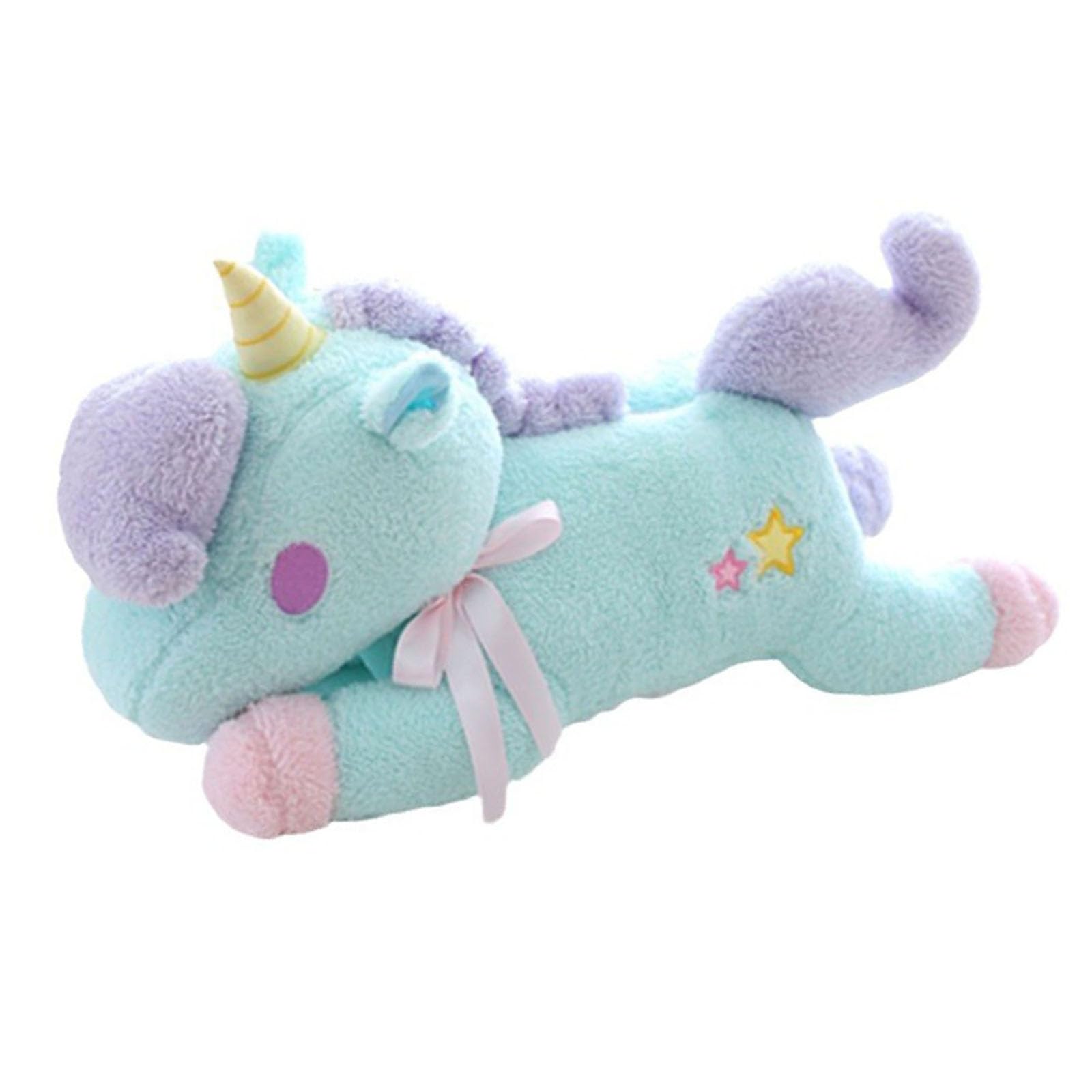 

TWDRTDD Подушка-обнимашка Единорог Супермягкий ПП Хлопок, Розовый и Голубой Успокаивающая и Поддержка Сна, Сон в Офисе (синий)