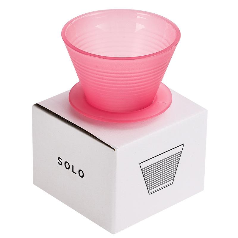 

Фільтри-крапельниці для кави Pour Over, чашки, ручне заварювання, повільне заварювання кави Pour Over для подорожей, дому рожевий