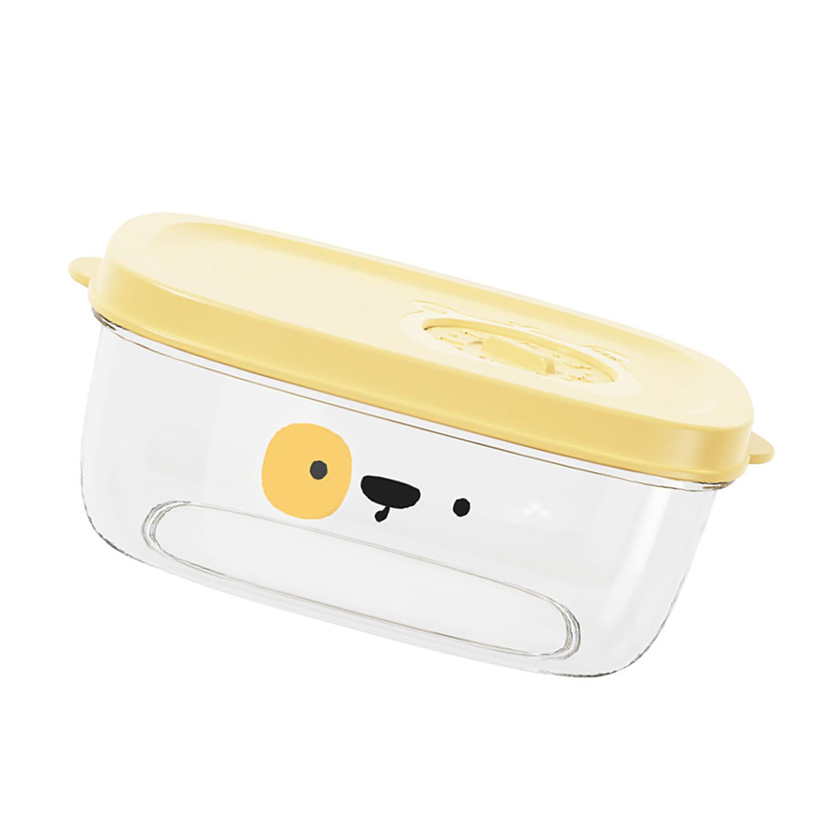 

Food Storage Containers with Lids Freshness Preservation Microwave Heating Available Cartoon Freezer Containers Yellow жёлтый