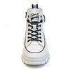Fashion Sneakers Women Genuine Leather Shoes Thick Sole 3.5cm Soft Comfort Cow Leather Brand Ladies White Shoes for Daily Wear