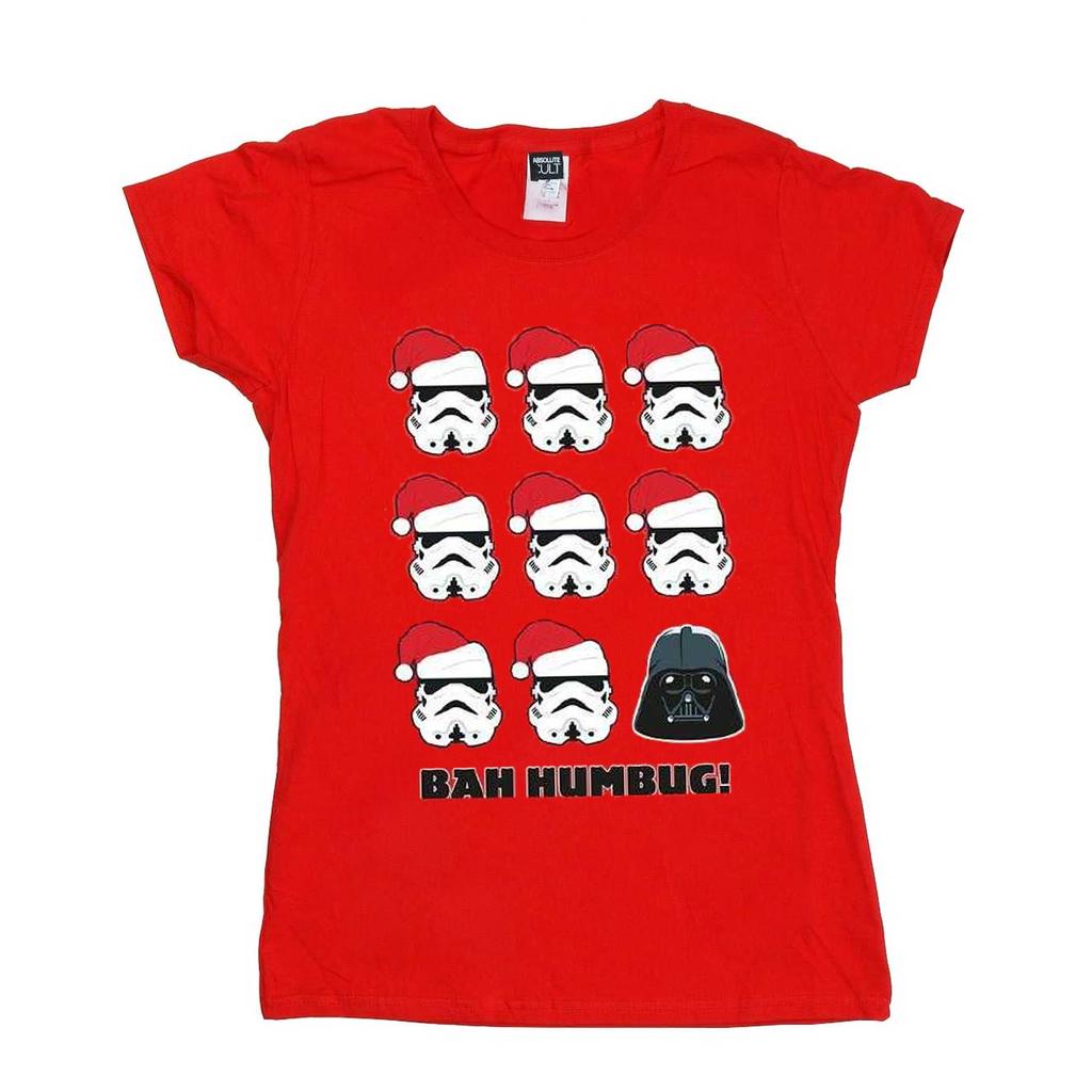STAR WARS Womens/Ladies Christmas Humbug Cotton T-Shirt
