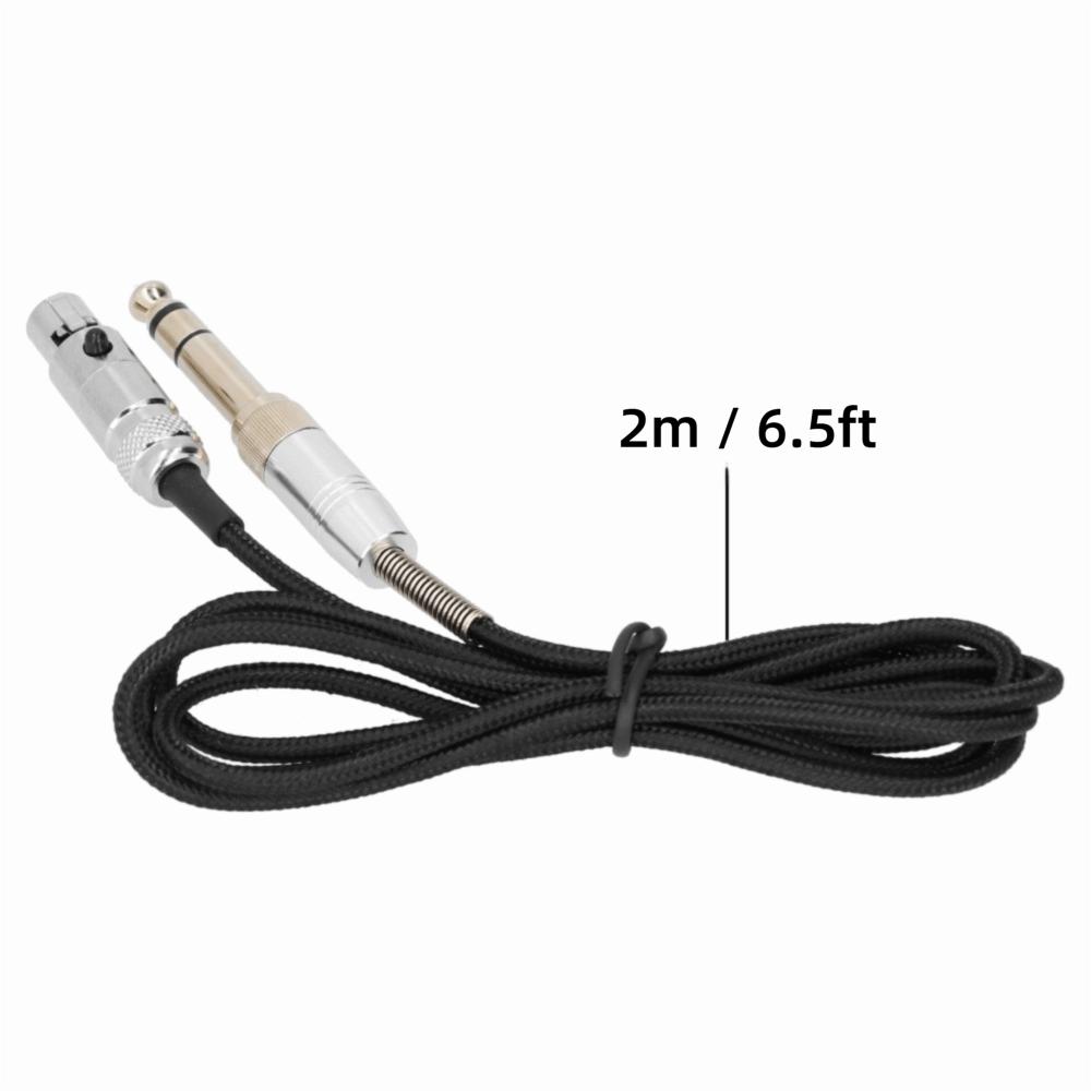 6.35mm/3.5mm To Mini XLR Interface Earphone Replacement Cable for AKG Q710 K712 K240 K141 K271