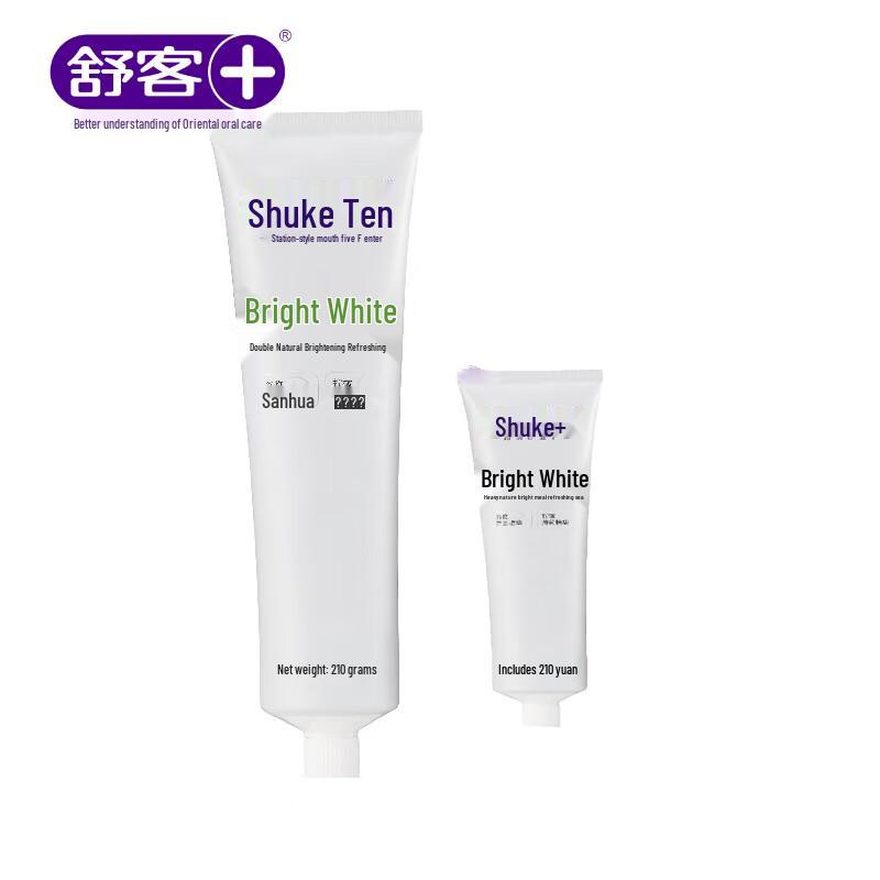 Shuke Fresh Lemon Brightening Toothpaste Family Pack