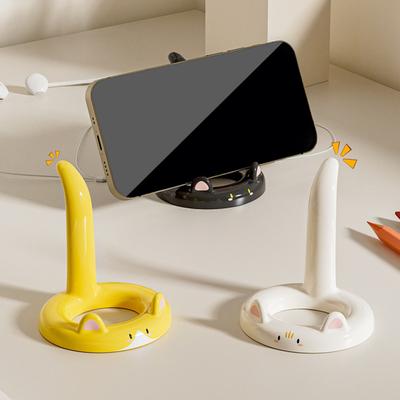 Mobile Phone Holder Cute Stand Hands-free Creative Desktop Cat Phone Mini Cell Phone Mount