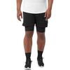 SALOMON High Waist Elastic Letter Slim Fit Casual Shorts Men Shorts Black LC2048200