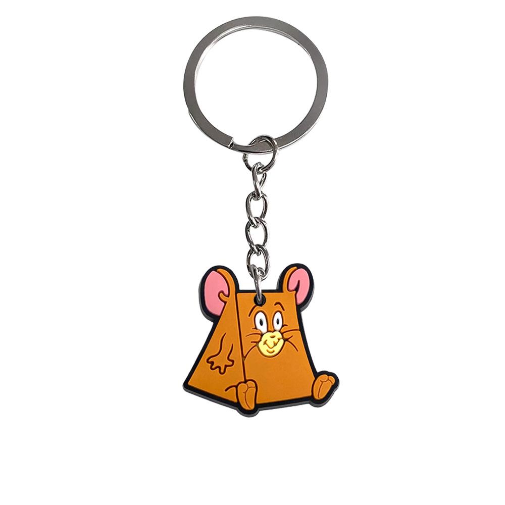 Tom and Jerry Soft PVC Rubber Keychain Pendant