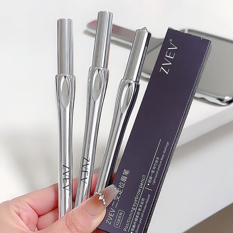 ZVEV Dual-Ended Eyebrow Pencil: Waterproof, Smudge-Proof, Non-Fading Eyeliner
