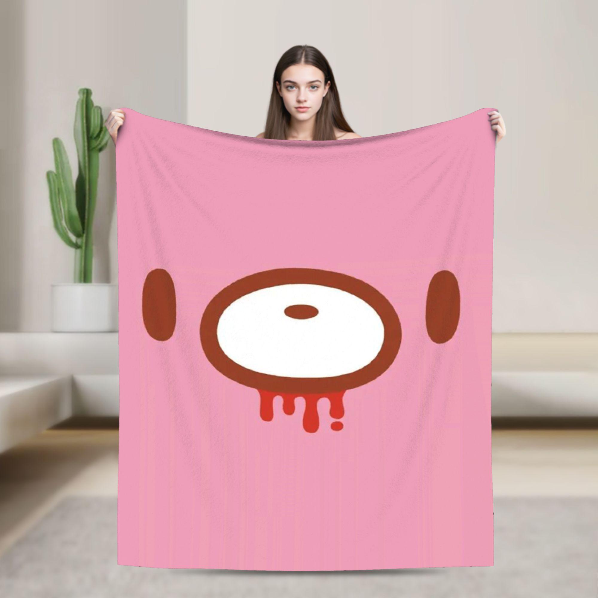 Gloomy Bear Warm Soft Blankets  Child Plush Throw Blanket Fluffy Home Decor Flannel Bedspread Sofa Bed Cover 75x90cm