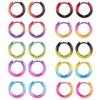 Boucles d'oreilles créoles colorées en acier titane pour hommes et femmes - Manchettes d'oreilles tendance été 2022