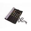 Paint Brush Holder Canvas Roll Up Case 20 Slots Paint Brush Organizers Pouches for Acrylics Oil Watercolor Gouache Brush