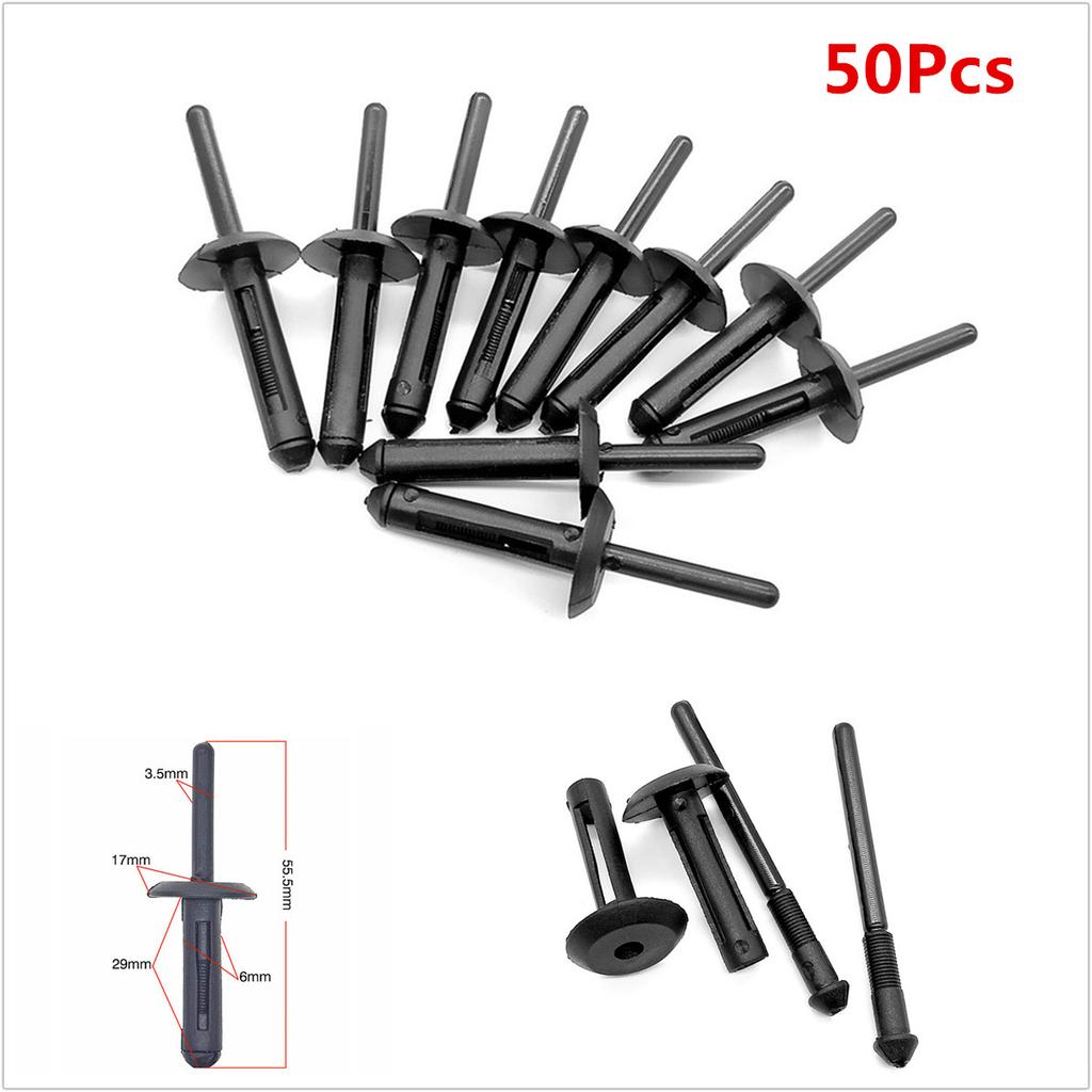 Nylon Plastic Fascia Bumper Rivets Car Body Repair Fastener Push Retainer Clips