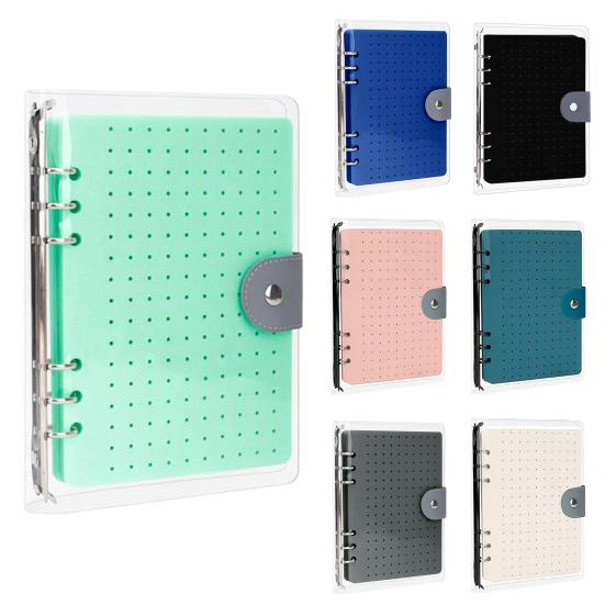 8 Seiten Emailleschild-Displaybuch Filz-Anstecknadel-Tauschbuch mit transparenter Abdeckung