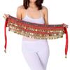 Rhinestone Hip Scarf Tassels Waist Chain Shiny Belly Dance Belt  Women