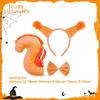 Animal Tail Costume Kit Cosplay Dress up Headwear Headband for Christmas Holiday