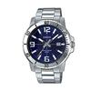 Men's Analog Watch MTP-VD01D-2B - Silver/Blue Dial