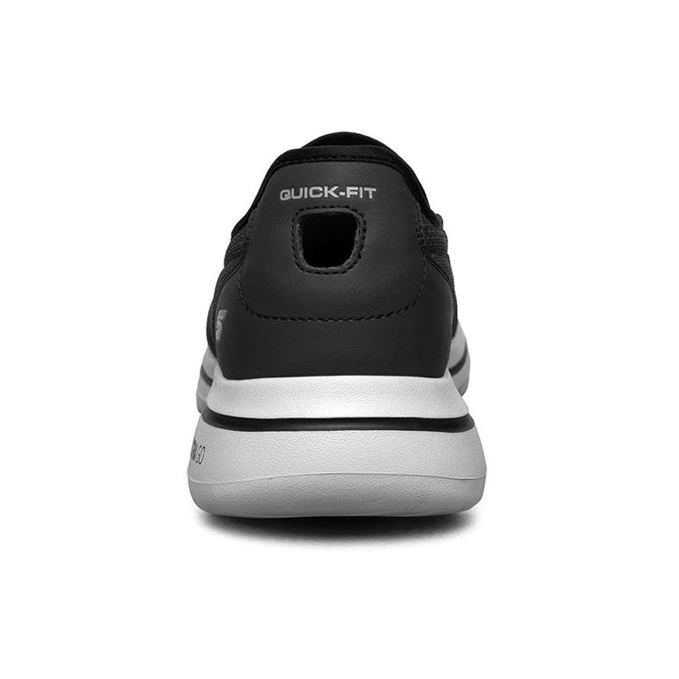 Skechers Go Walk 5 Fabric Leather Slip-On Comfortable Sports Low-Top Casual Shoes Men sneakers Black 216013-BKW