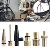 1 Set of Bike Tire Adapters Brass Presta Schrader Adapter Tools