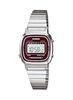 LA670WA-4 Digital Watch Women's Wine Red/silver