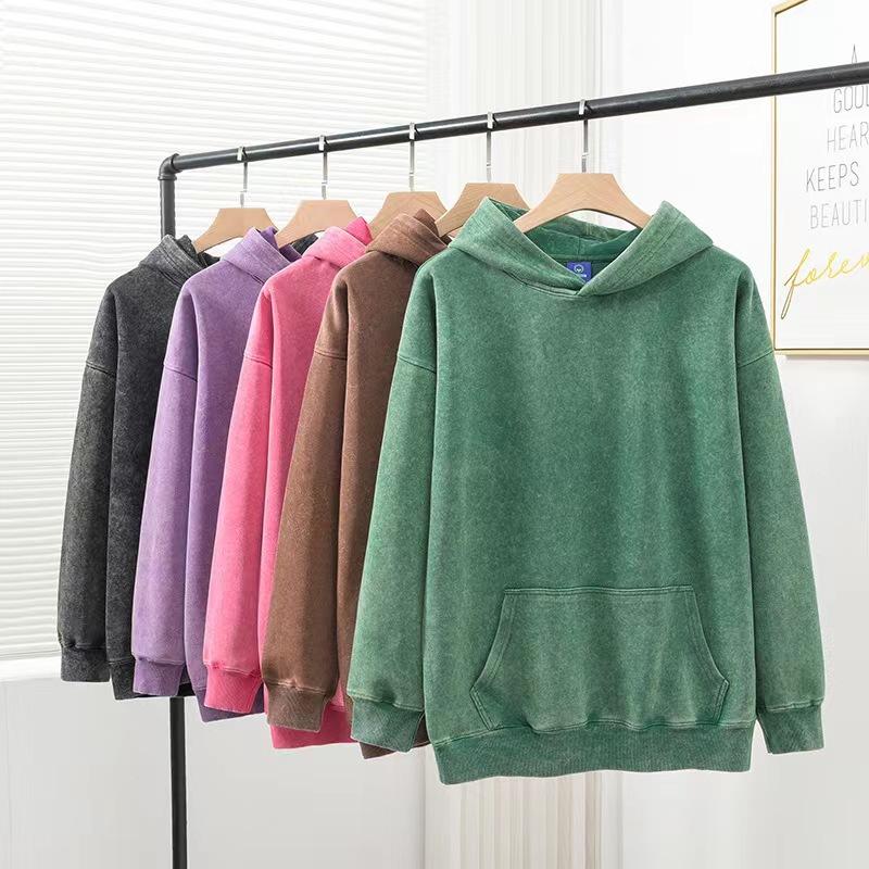 Men's Oversized Hoodies Cotton Hooded Sweatshirt Pullover Tops Casual Vintage Hooded Sweatshirt for Men Fall Long Sleeve Hooded Shirts With Pocket