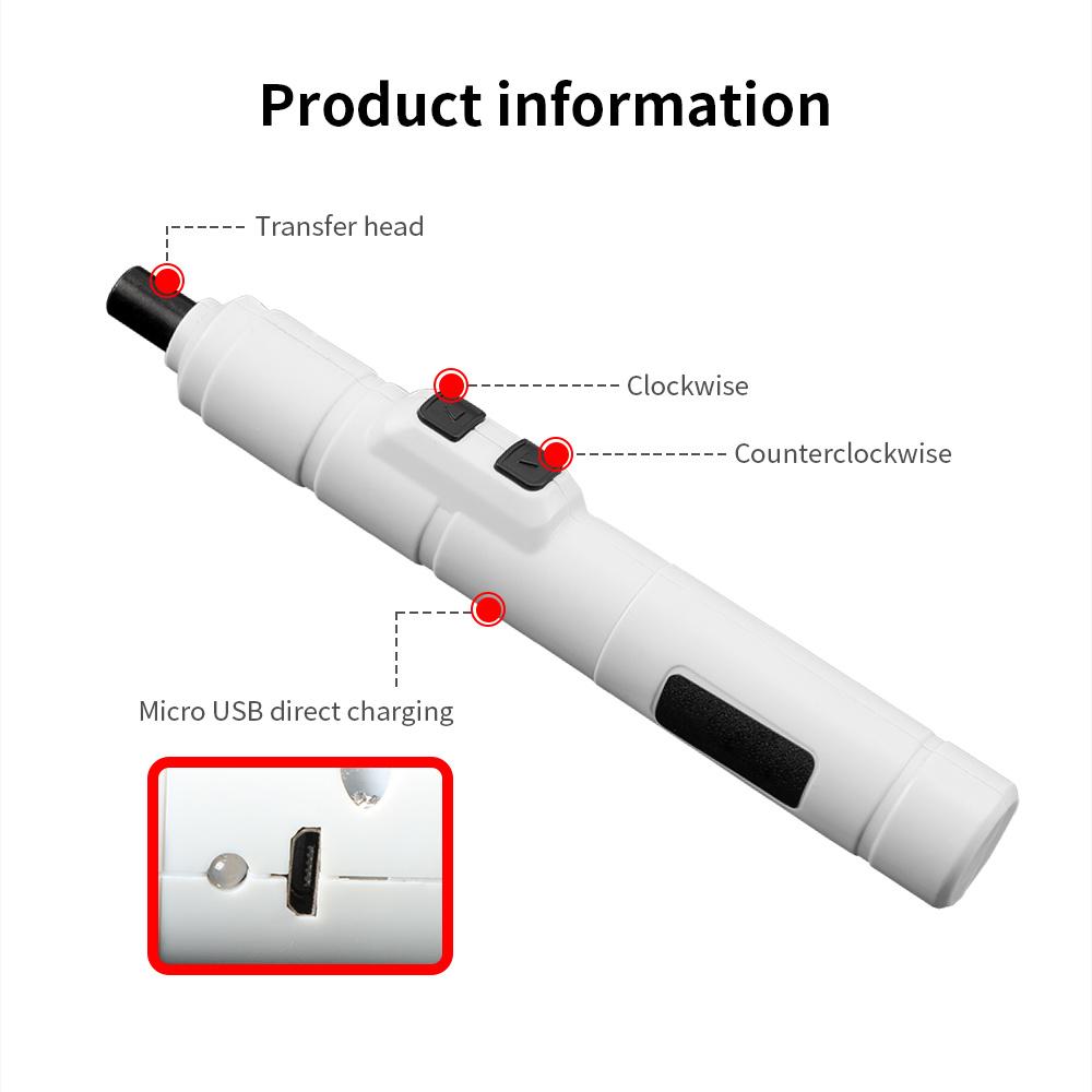 Elektroschrauber Akku Akku-Schraubendreher Akku-Präzisionsschraubendreher-Set Kabellose Bohrmaschine Elektroschrauber