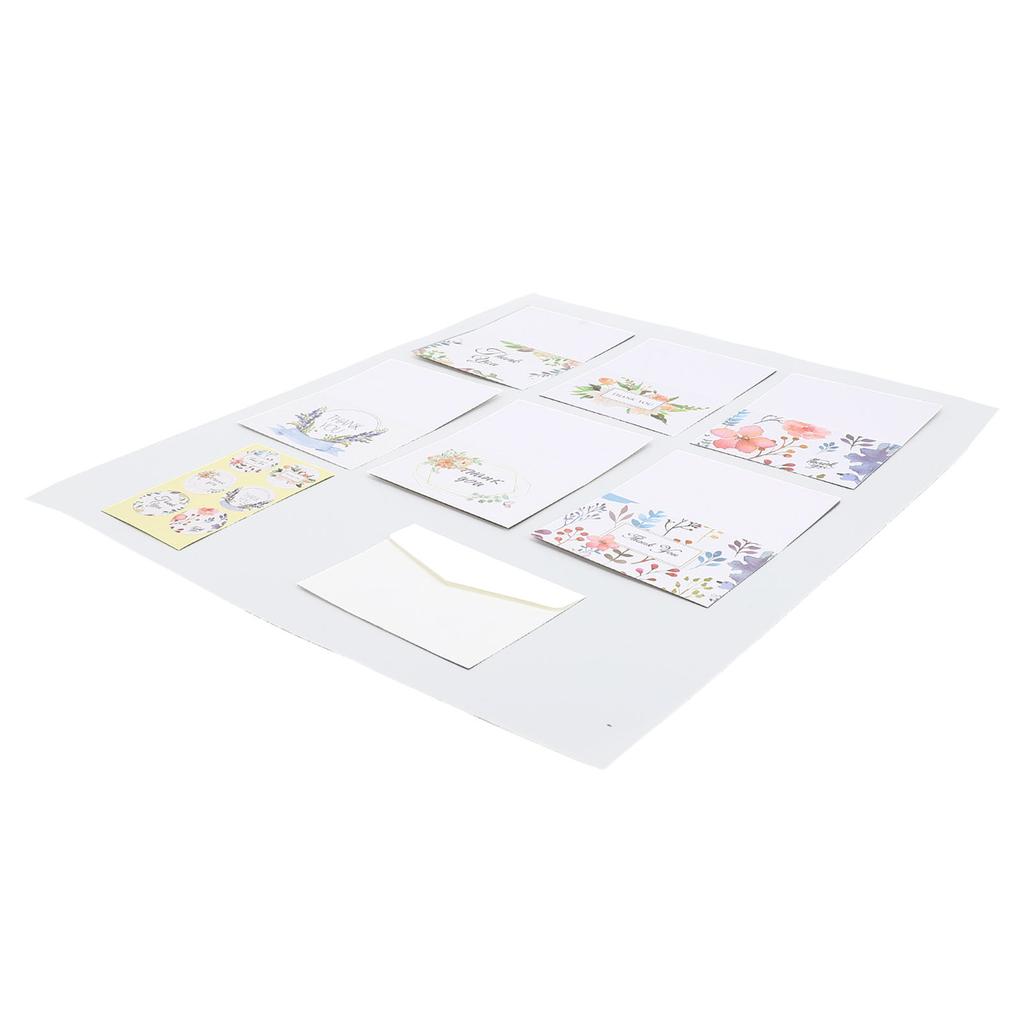 24 Set Thank You Cards with Envelopes Wildflower Stickers Handwritten Gratitude Thank You Notes for