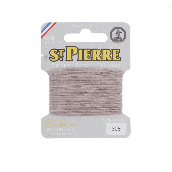 Laine Saint Pierre - repriser broder festonner 10 pièces - Att 308