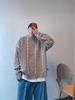 Men's Trendy Reversible Retro Knit Denim Sweater for Autumn/Winter