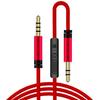 Audio Cable Stable Transmission Anti-interference Built-in MIC 3.5mm Male to Male Audio Wire for Headphone