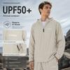 adidas Terrex Lightweight Wind.Rdy Windbreaker with Hood, Water-Resistant and Breathable Men Outerwear Light-Grey IS0270