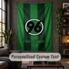 Personalized Wall Tapestry,Hannover 96 Custom Text, Soft Fabric Wall Art For Indoor Decoration