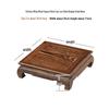 Wenge and Rosewood Solid Wood Base for Handcrafted Ornaments: Vase, Stone Pot, Bonsai, Buddha Statue, Teapot Display Stand
