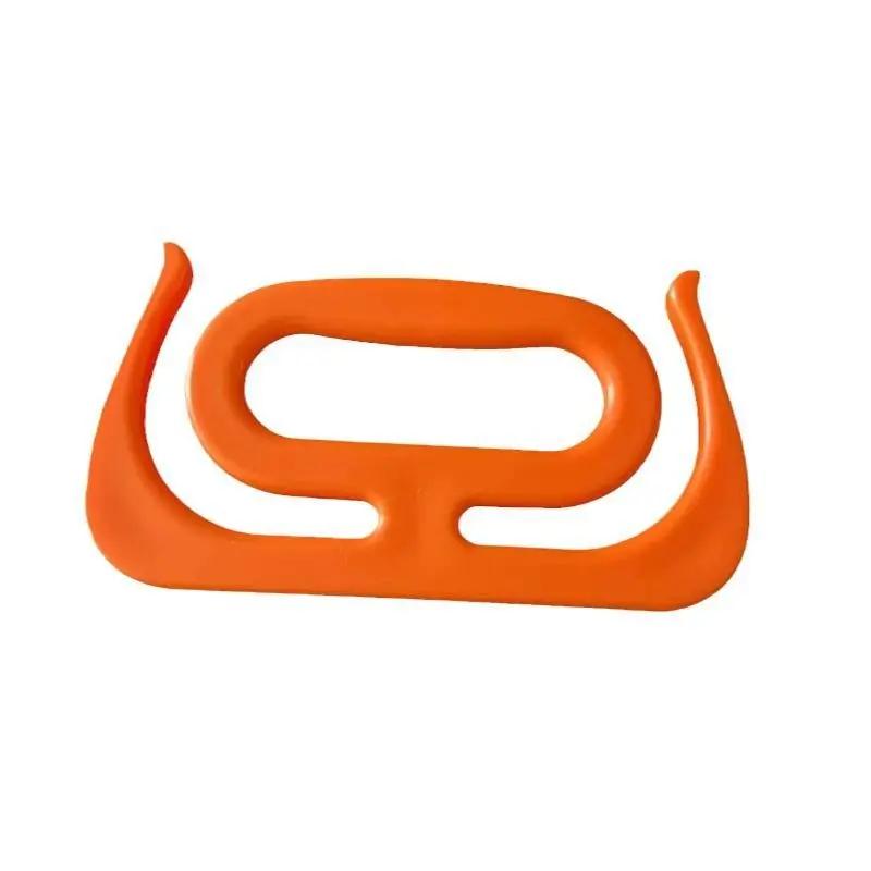 Портативный держатель для сумки, сумка для продуктов, сумка для покупок, держатель для продуктов, зажимы, ручка, держатель для покупок оранжевый