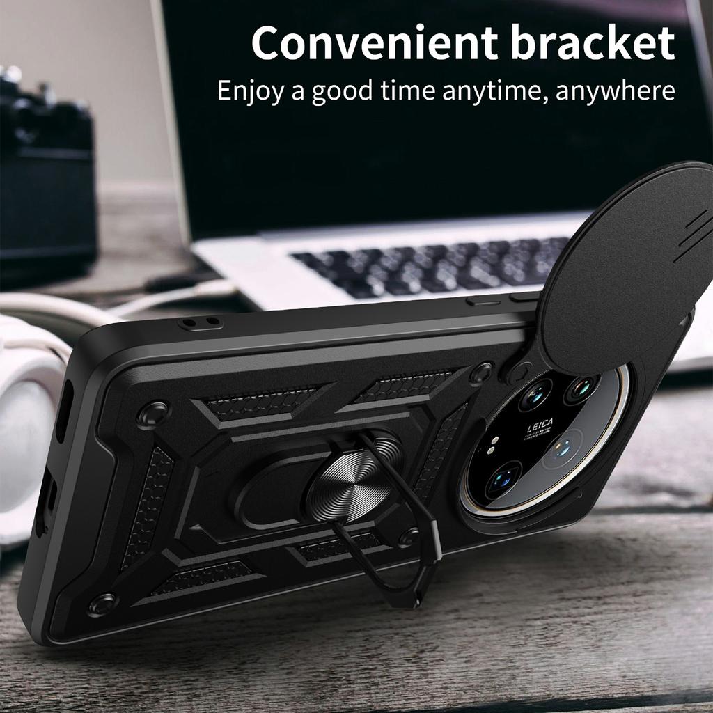 For Xiaomi 14 Ultra Phone Cover Camera Protection Bump Proof PC+TPU Back Case