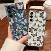 Simple Butterfly Pattern Phone Case For Samsung Galaxy S26 S25 S24 S23 Ultra S22 Plus S24 S21 FE S25 Edge Transparent Soft Cover