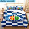 3PCS Getafe Football Crest Bedding Set,Including 1pc Duvet Cover And 2pcs Pillowcases Perfect for Bedroom, Dormitory, Fan Christmas gift
