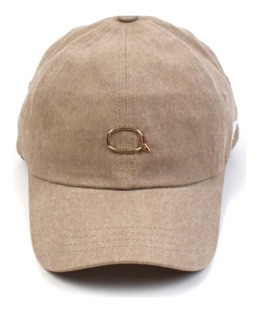 Washing Beige Bubble Ballcap