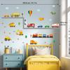 DECOWALL Transport Wall Stickers for DIY Wall Transfer Wall Art Stickers for Decorative Living Kitchens DS-8047 Kindergarten, Nursery, Kids' Rooms, -