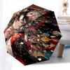 1 Stück Anime-Charakter-Regenschirm für draußen – Automatisches Öffnen/Schließen, tragbares 3-fach faltbares Design, 8-Streben-Eisenrahmen, perfektes Geschenk für Fans, Reisende und mehr