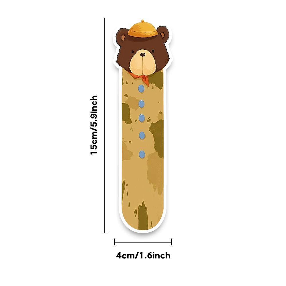 32 szt., zakładki ze zwierzętami z kreskówek, idealne dla nauczycieli, czytelników i miłośników książek, idealne na prezenty, przyjęcia i urodziny