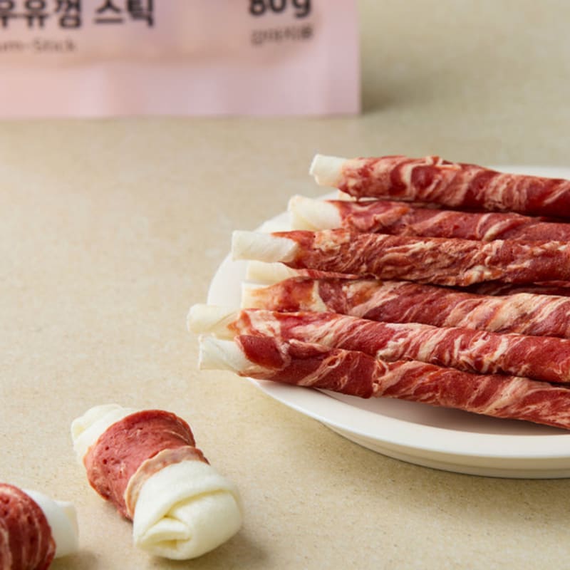 [Pet] Think Your Dog Teeth Milk Gum Stick 80 G Beef