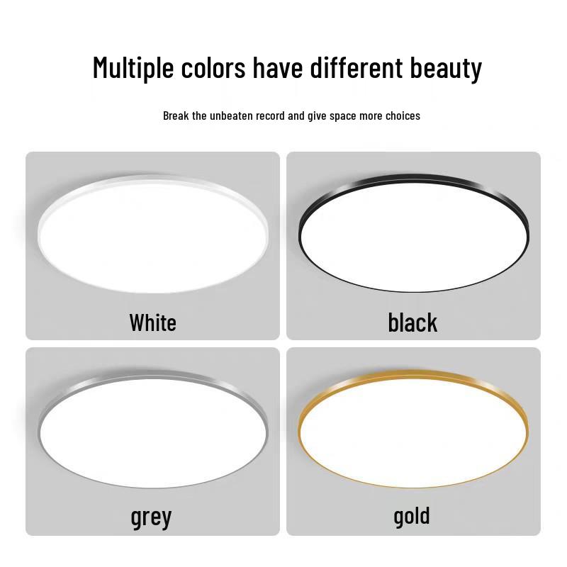 Moonshadow Ultra-Thin Waterproof LED Ceiling Light for Bathroom, Balcony, Bedroom, and Restaurant