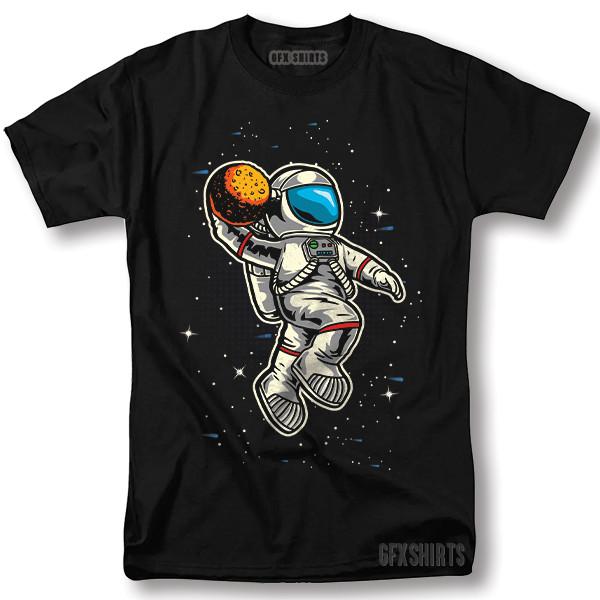 Astronaut Basketball Shirt Space Galaxy Cool Gift Graphic T-shirt Unisex T-Shirt