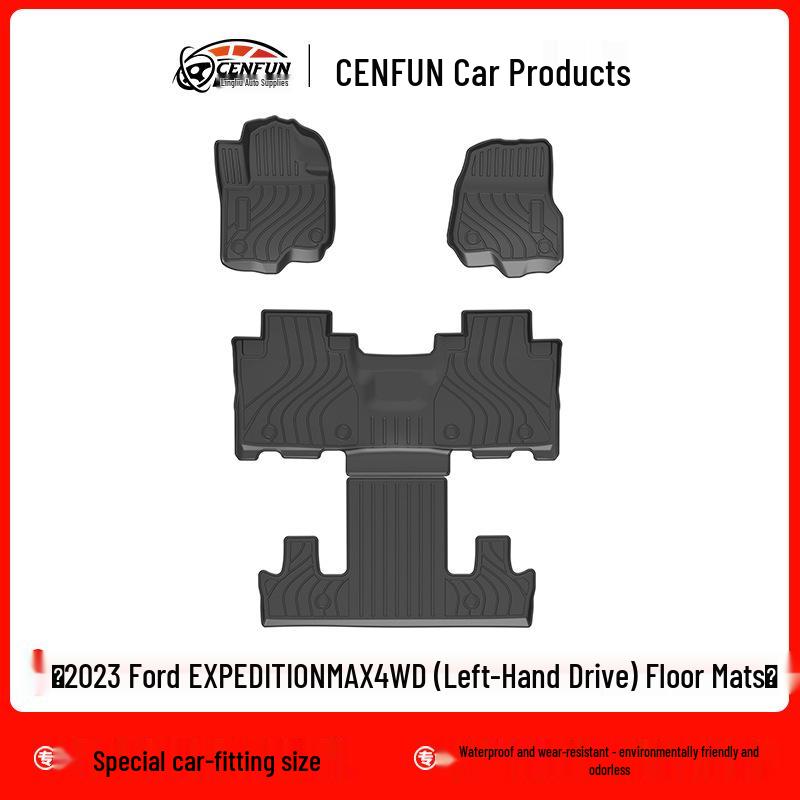 2023 Ford Expedition Max 4WD LHD TPE Eco-Friendly Galaxy Floor Mats