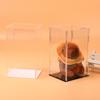 1 st Transparent Akryl Displayfodral Förvaringslåda 11,4x9,7x18cm för Labubu Plyschdockor/Leksaker Organizer Skyddsbehållare