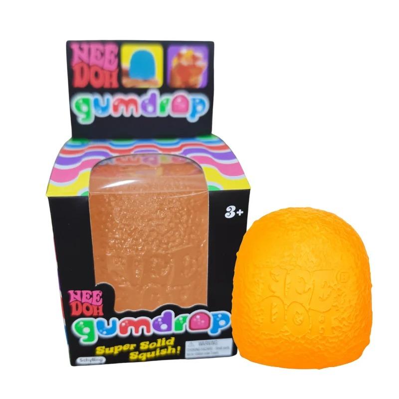 Ultra-Soft Glutinous Gel-Filled Candy Cube Sensory Stress Relief Toy Stretchable Ball Soft Ice Blind Box Slow Rebound