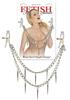 Nipple Clamps with Chain Icicles Fetish Rock Hard Pipedream
