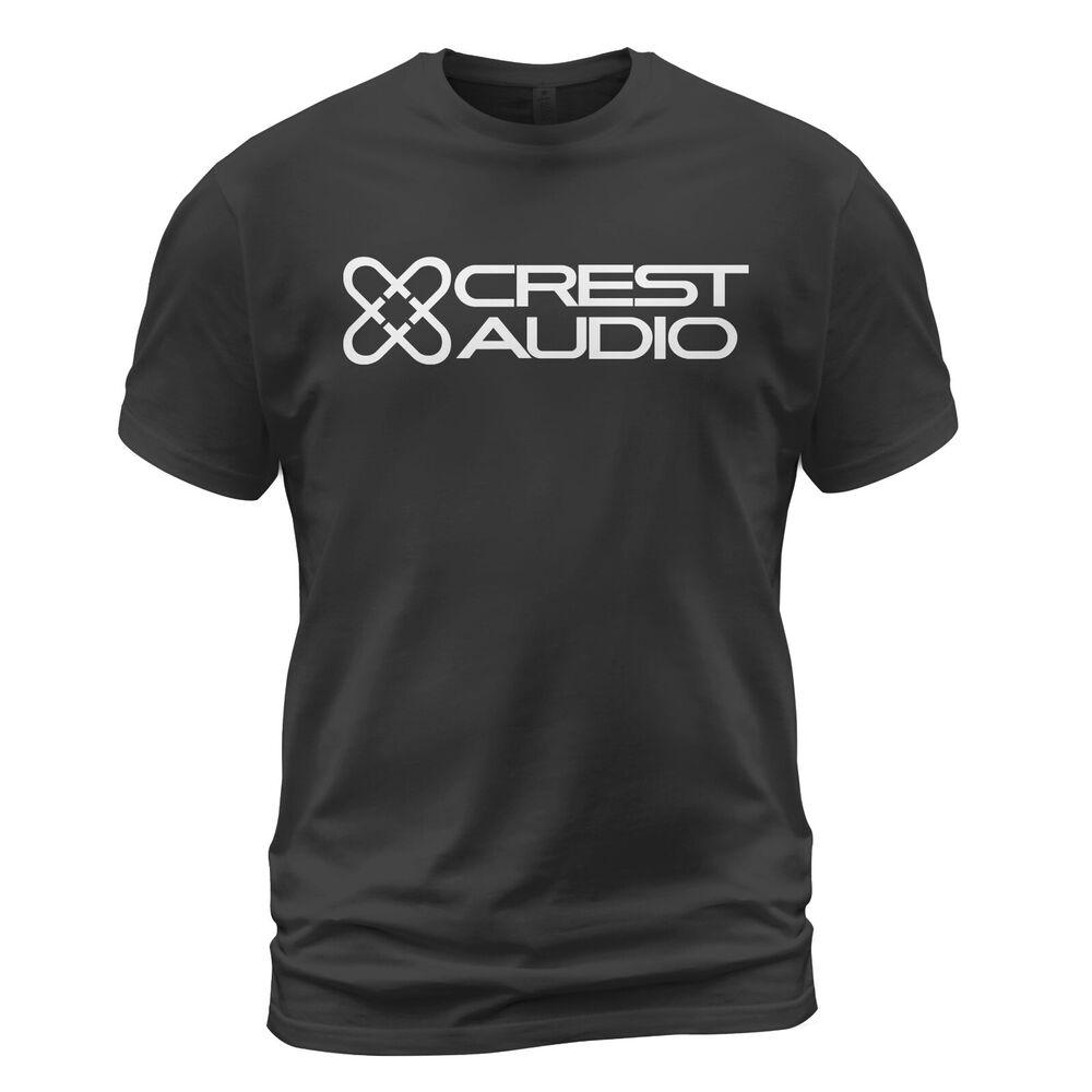 

Crest Audio Systems Logo T-shirt Made in USA Size S-5XL Unisex T-Shirt XXXL