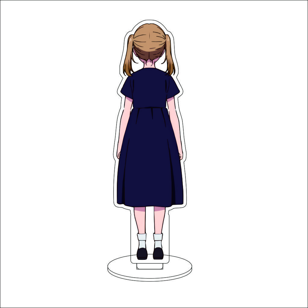 16CM Anime Summer Time Rendering Cosplay Acrylic Stand Ornaments Southern Hizuru Kofune Ushio Figure Stand Halloween Gifts