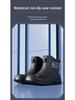 Cross-Border Fashion Men's Short Rain Boots - Trendy, Cool, Warm Rubber Wading Shoes for Outdoors